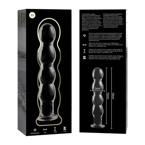 Nebula Series By Ibiza - Model 10 Transparent Crystal Dildo