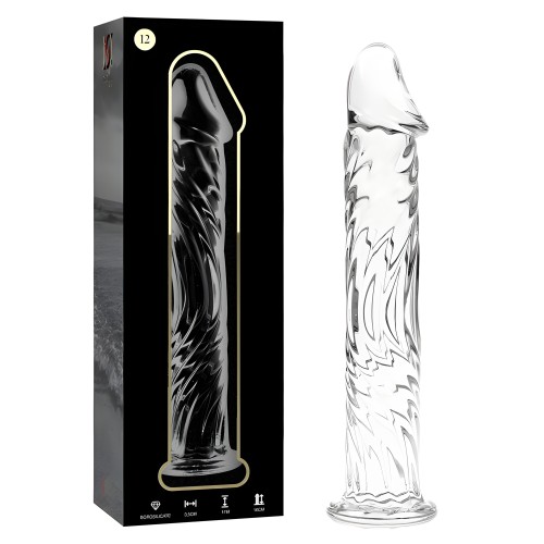 Modelo 12 Dildo Cristal Transparente 17 Cm -o- 3.5 Cm