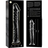 Modelo 12 Dildo Cristal Transparente 17 Cm -o- 3.5 Cm