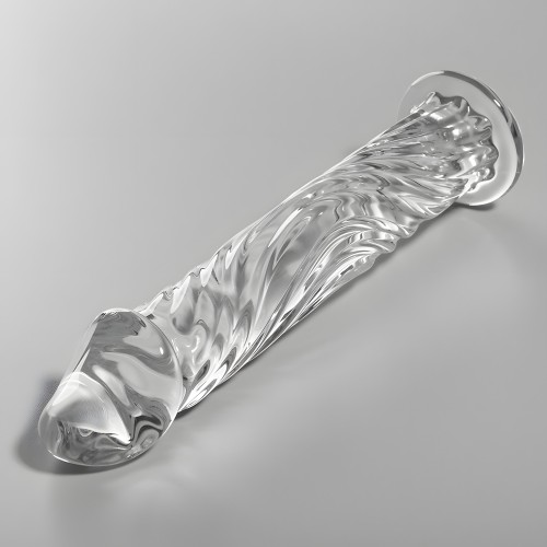 Modelo 12 Dildo Cristal Transparente 17 Cm -o- 3.5 Cm