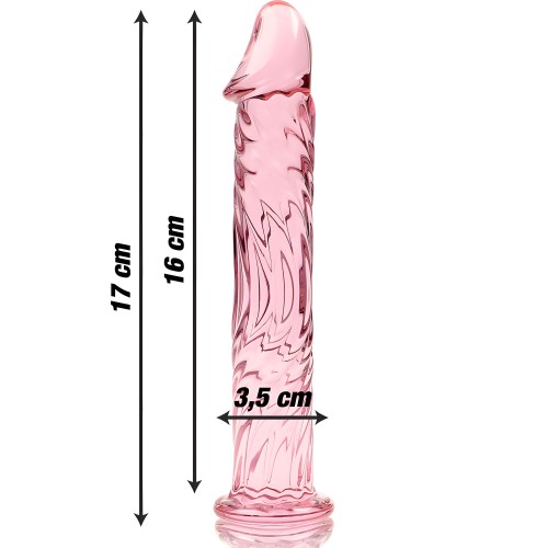 Modelo 12 Dildo Cristal Rosa