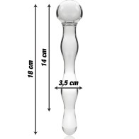 Nebula Series By Ibiza - Model 13 Crystal Dildo Transparent 18 cm