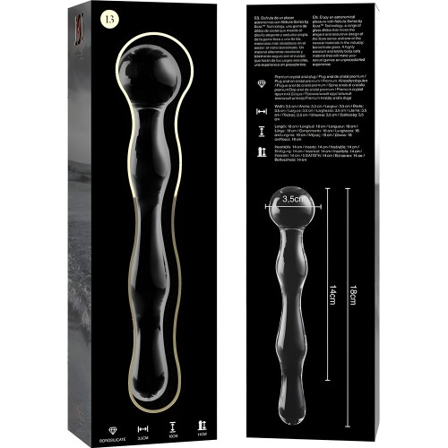 Nebula Series By Ibiza - Model 13 Crystal Dildo Transparent 18 cm