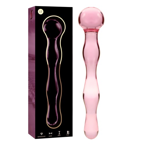 Nebula Series By Ibiza Model 13 Crystal Dildo Pink 18 cm