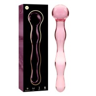 Nebula Series By Ibiza Model 13 Crystal Dildo Pink 18 cm