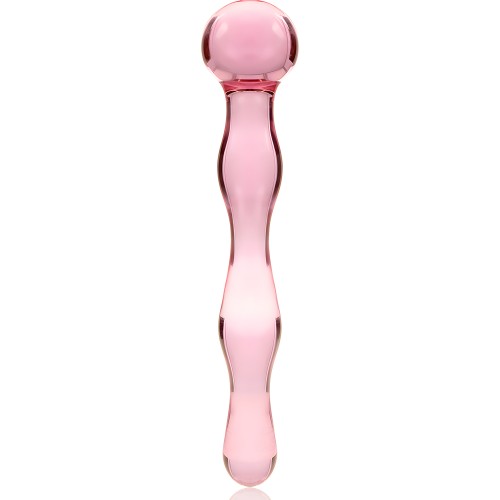 Nebula Series By Ibiza Model 13 Crystal Dildo Pink 18 cm
