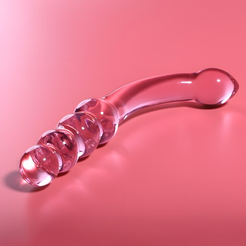 - Modelo 14 Dildo Cristal Rosa 18.5 Cm