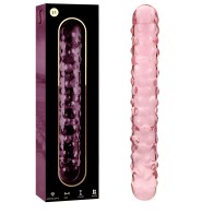 Modelo 15 Dildo Cristal Rosa 18.5 Cm