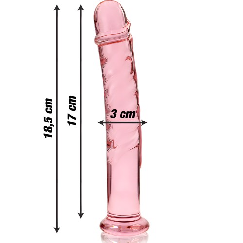 Nebula Series Model 16 Pink Glass Dildo
