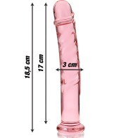Nebula Series Model 16 Pink Glass Dildo
