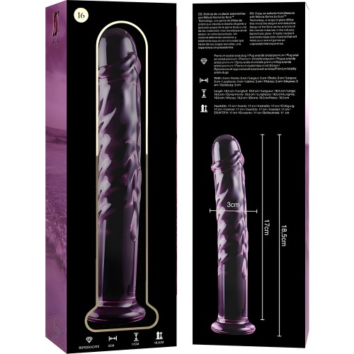 Modelo 16 Dildo Cristal Rosa