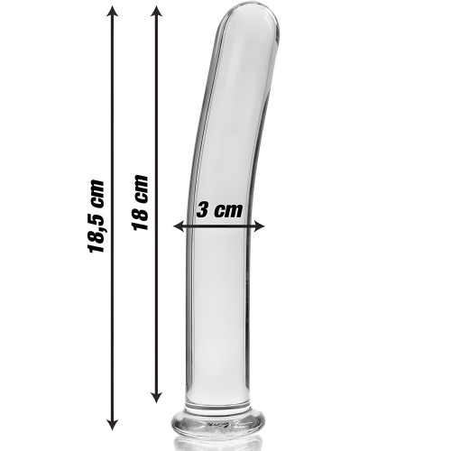 Dildo Cristal Transparente de la Nebula Series