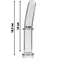 Dildo Cristal Transparente de la Nebula Series