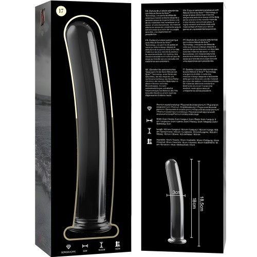 Dildo Cristal Transparente de la Nebula Series