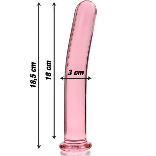 Modelo 17 Dildo Cristal Rosa