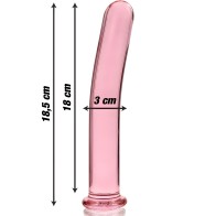 Nebula Series Model 17 Pink Glass Dildo