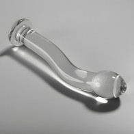 Modelo 18 Dildo Cristal Transparente