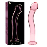 Modelo 18 Dildo Cristal Rosa 18.5 Cm -o- 3.5 Cm