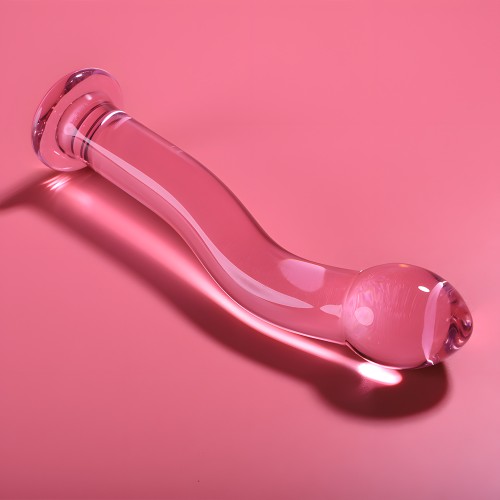 Modelo 18 Dildo Cristal Rosa 18.5 Cm -o- 3.5 Cm