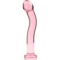 Modelo 18 Dildo Cristal Rosa 18.5 Cm -o- 3.5 Cm