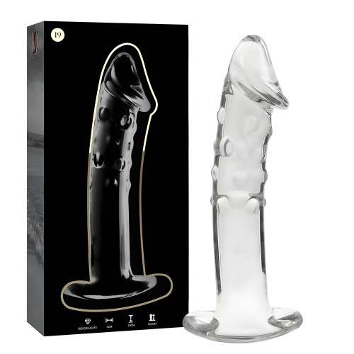 Modelo 19 Dildo Cristal Transparente 18.5 Cm -o- 4 Cm