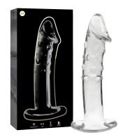 Nebula Series By Ibiza - Model 19 Transparent Glass Dildo 18.5 Cm -o- 4 Cm