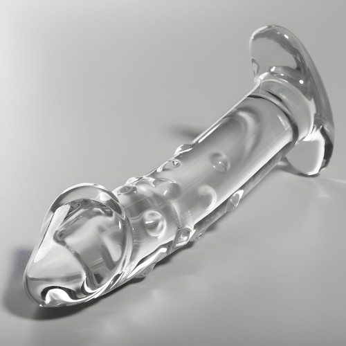 Modelo 19 Dildo Cristal Transparente 18.5 Cm -o- 4 Cm