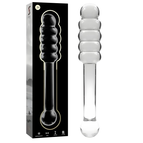 Nebula Series By Ibiza - Modelo 20 Dildo Cristal Transparente 20.5 Cm -o- 3 Cm