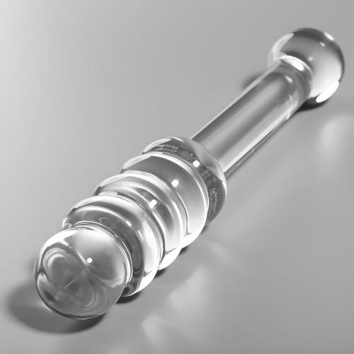 Nebula Series By Ibiza - Modelo 20 Dildo Cristal Transparente 20.5 Cm -o- 3 Cm