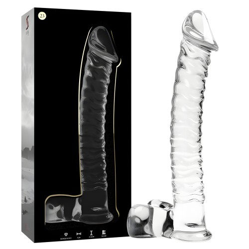Modelo 23 Dildo Cristal Transparente