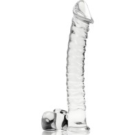 Modelo 23 Dildo Cristal Transparente