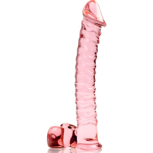 Nebula Series Dildo Crystal Pink 21.5 Cm - Luxury Pleasure