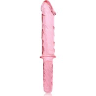 Modelo 24 Dildo Cristal Rosa - Experiencia de Lujo