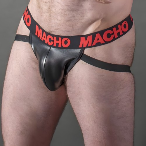 Macho MX25RC Red Leather Jockstrap