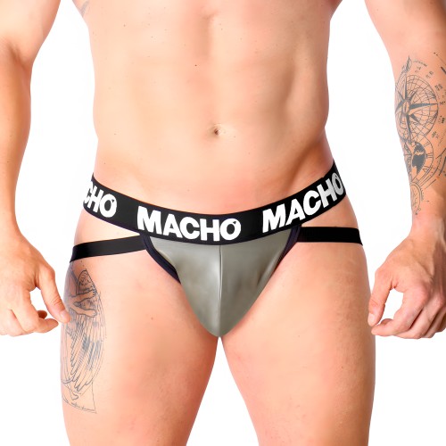 Macho Mx27gr Jock Cuero Gris Beige L
