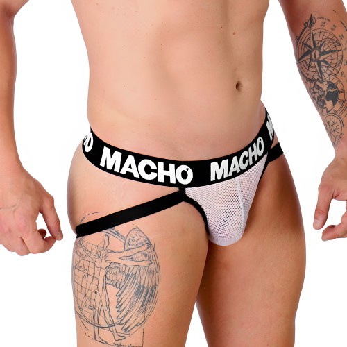 Macho Mx26x1 White Jockstrap L