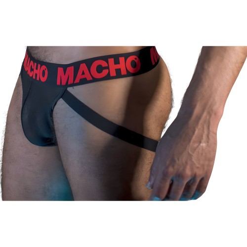 Macho Mx26x2 Jock Negro/Rojo L