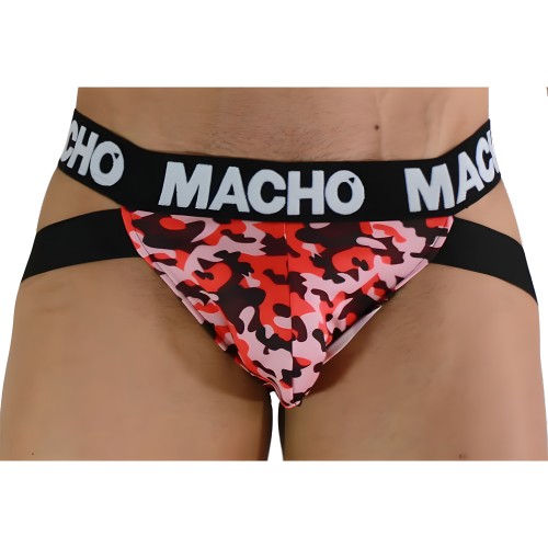 Jockstrap Militar Rojo Macho MX28MR - Soporte Elegante