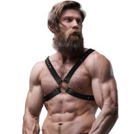 Men's Cross Chest Vegan Leather Harness