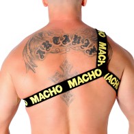 Macho Roman Harness Yellow L/XL