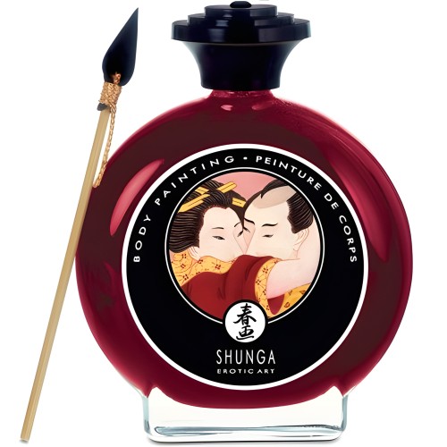 Pintura Corporal De Fresas Y Cava Shunga