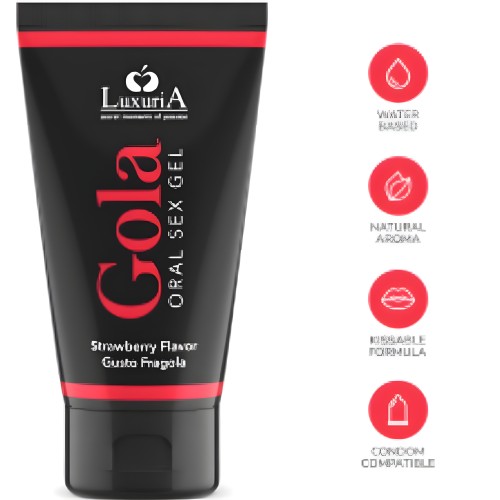 Gola Oral Gel Strawberry 50 Ml - Edible Pleasure
