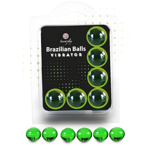 Secretplay Set 6 Brazilian Balls Vibrator - Unique Sensation