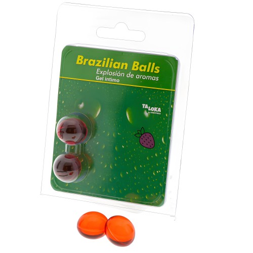 Brazilian Balls Strawberry Intimate Gel