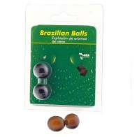 Taloka Brazilian Balls Intimate Gel - Chocolate