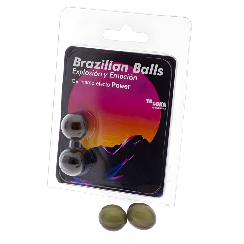 Taloka - Brazilian Balls Gel Excitante Efecto Power 2 Bolas