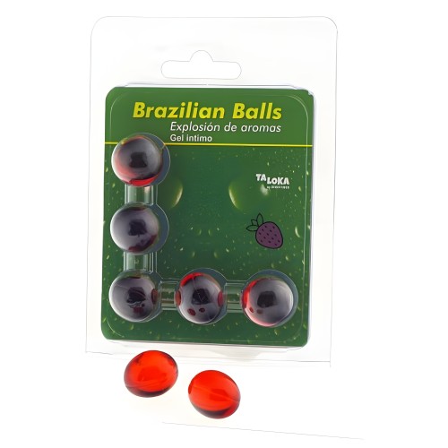Brazilian Balls Intimate Gel Strawberry