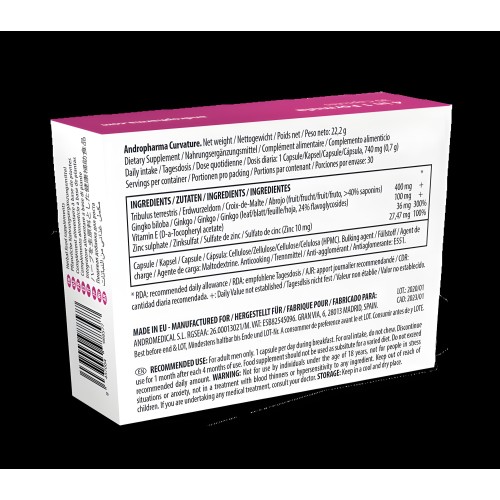 Andropharma - Curvature Peyronie's Treatment Capsules
