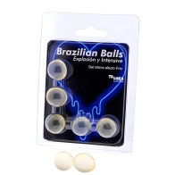 - Brazilian Balls Gel Excitante Efecto Frio Y Vibración 5 Bolas