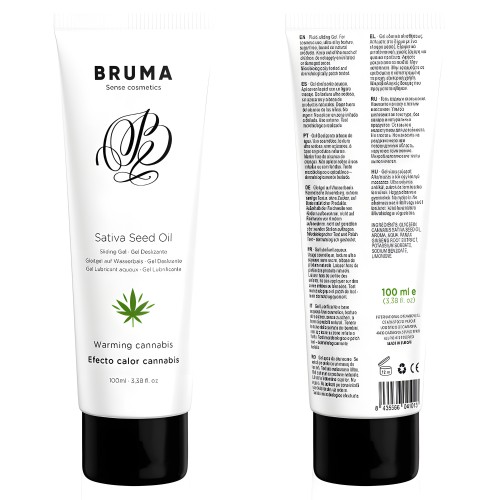 Bruma Warming Oil Seed Gel Cannabis Flavor 100 ml